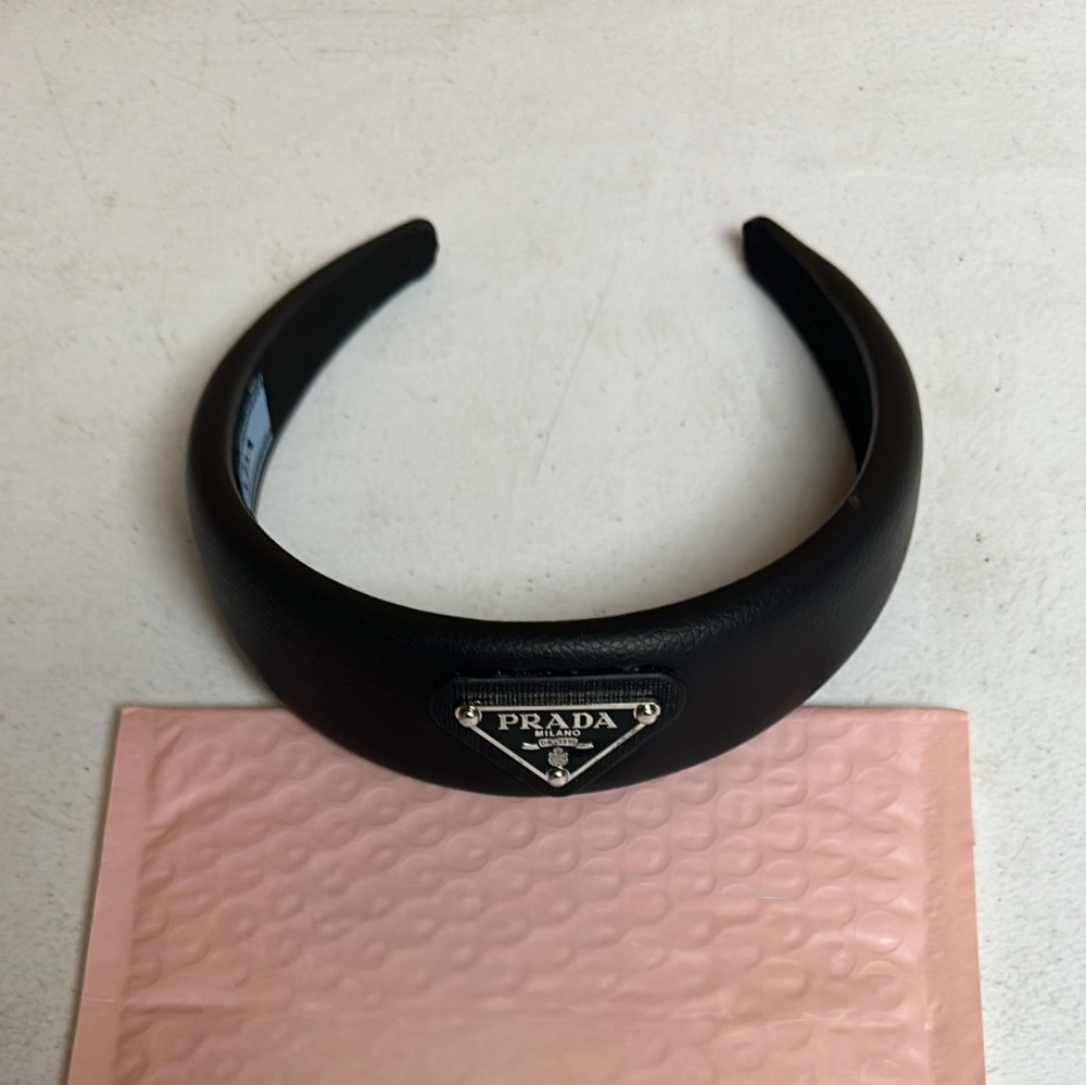 Black, prada Headband